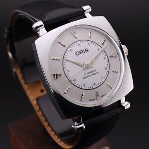 Oris Vintage Swiss 17 Jewels Hand-Wound Mechanical Men's Watch - FREE SHIPPING